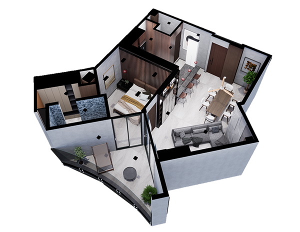 Plano del departamento 7